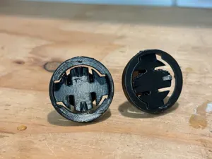 Garmin/Wahoo Mount to 2 Prong GoPro Adapter