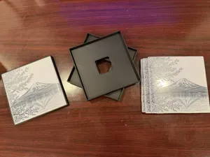 Tile Coaster Surround for 4"x4" Subway Tile