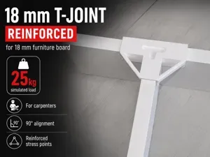 Reinforced 18mm T-Joint Connector