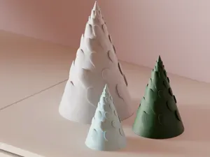 Christmas Tree Ornament. Minimalist Nordic Design