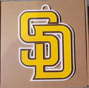 SAN DIEGO PADRES 3D Logo 180mm series