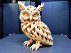 Rootwoven Owl – Majestic Woodland Guardian