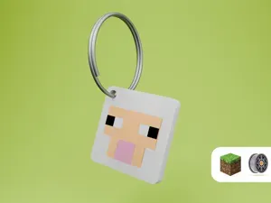 Sheep | Minecraft Keychain Series