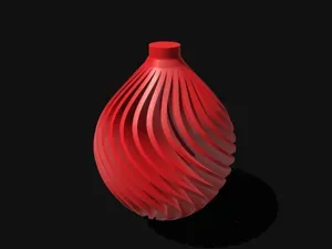 Spiral Christmas tree ball ornament