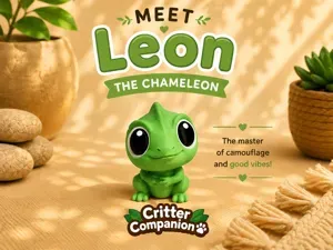 Critter Companion - Leon the chameleon