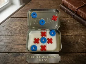 Magnetic Altoids Tic-Tac-Toe
