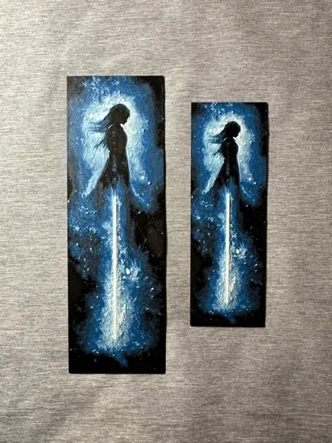 Female Jedi Blue Saber Hueforge Bookmark - 2 sizes — Фото 9 из 9