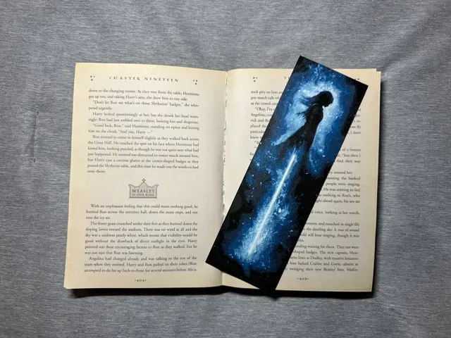 Female Jedi Blue Saber Hueforge Bookmark - 2 sizes — Фото 5 из 9