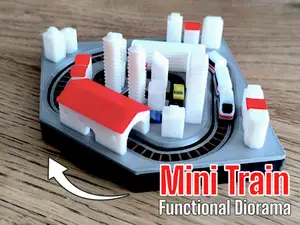 Mini Train - Functional City Diorama