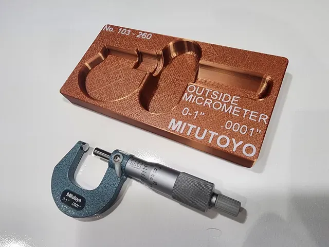 0-1" Outside Micrometer Mitutoyo Gridfinity Tray — Фото 5 из 5