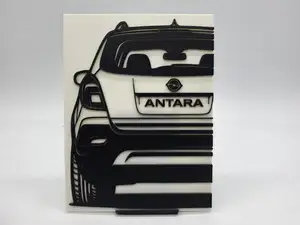 2D Wall Art Opel Antara
