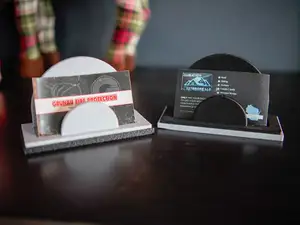 Rounded Business Card holder