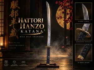 Hattori Hanzo Katana aus Kill Bill – Filmschwert