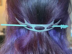 Klingon Bat'leth Hair Pin