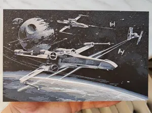 X-Wing in battle - Hueforge
