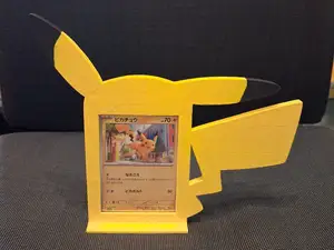 Pikachu card stand