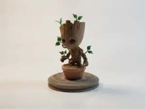 Chibi Groot From Guardians Of The Galaxy Chibi &