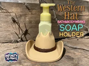 AMS - THE WESTREN HAT - BBW FOAMING SOAP HOLDER