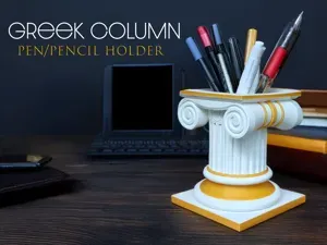 Greek Ionic Column Pen/Pencil Holder