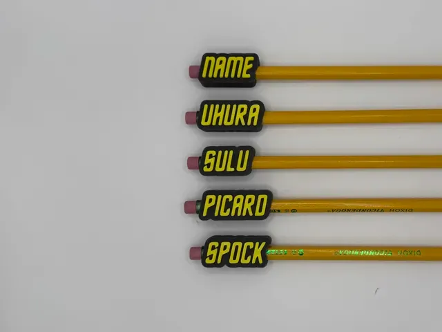 Star Trek Font Custom Pencil Topper Maker — Фото 4 из 10