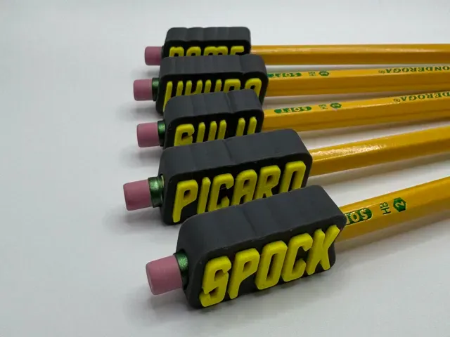 Star Trek Font Custom Pencil Topper Maker — Фото 2 из 10