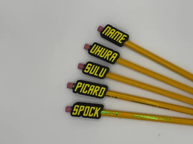 Star Trek Font Custom Pencil Topper Maker — Фото 5 из 10