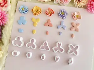 Petal polymer clay cutters Jewelry-making tools