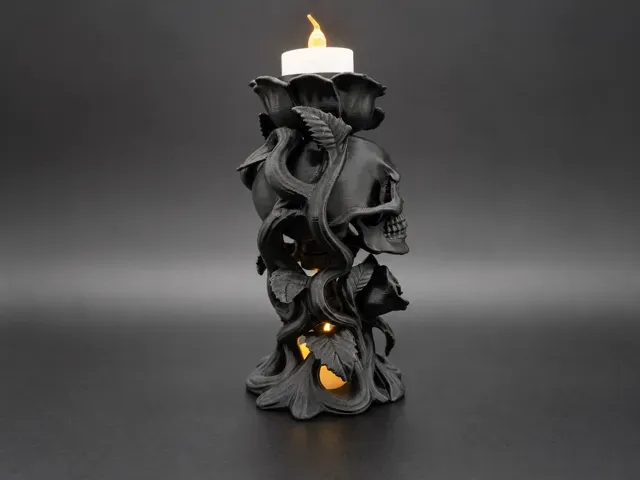 Thorns of the Dead – Skull and Rose Tea Light — Фото 7 из 13