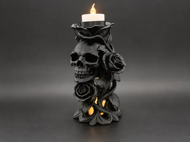 Thorns of the Dead – Skull and Rose Tea Light — Фото 5 из 13