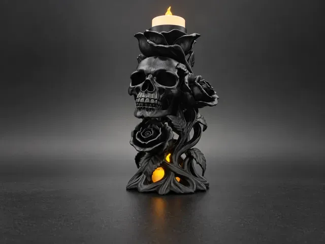 Thorns of the Dead – Skull and Rose Tea Light — Фото 6 из 13