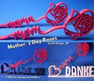 Mothers´s Day Roses + Sayings holder