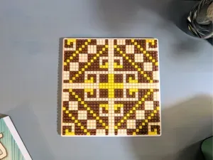 Pixel puzzle - National motives