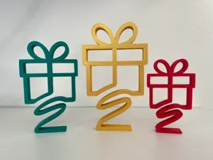Minimalistischer Geschenke Aufsteller