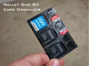 Wallet Size SD Card Holder