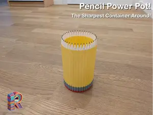 Round Pencil Container