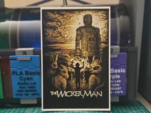 The Wicker Man Movie Poster - Hueforge Art