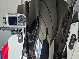BMW S1000RR K67 mirror cover with action cam