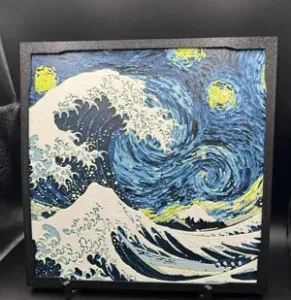 Van Gogh Starry Night The Great Wave