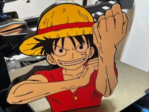 LIGHTBOX LUFFY ONE PIECE