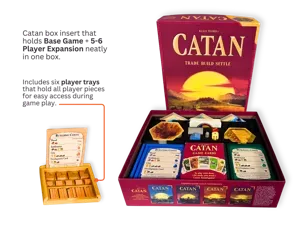Catan Expansion Box Insert Organizer for 6 Players