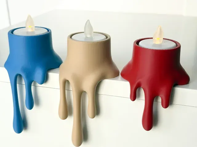 Melting Candles – LED Tealight Edge Holders — Фото 9 из 14