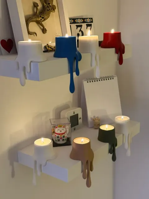 Melting Candles – LED Tealight Edge Holders — Фото 5 из 14