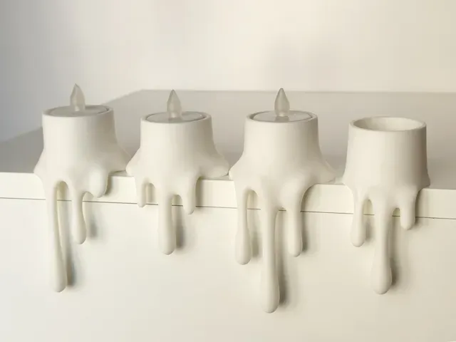 Melting Candles – LED Tealight Edge Holders — Фото 14 из 14