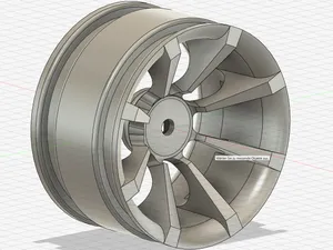 Tamiya TT02-B 60mm Felge 8 Speichen SiT-Desing v5
