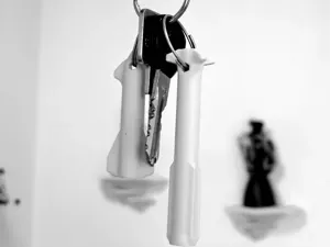key chain SpaceX Starship booster + superheavy
