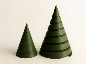 Modern Christmas Trees Helix