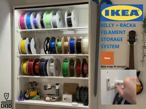 IKEA BILLY/Besta Filament Rack - Best IKEA Hack!