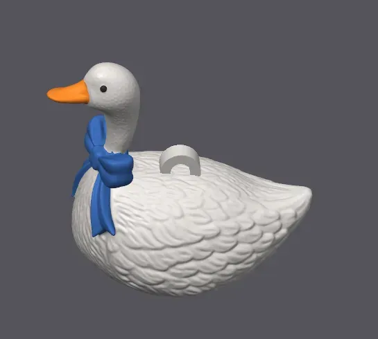 Vintage Goose Keychain and Bead — Фото 4 из 5