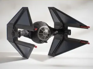 Star Wars Imperial TIE Interceptor Model