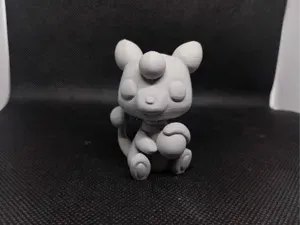 Ampharos Chibi Pokemon Inspired Figure Toy Fanart